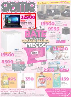 Game Mozambique : Nobody Beats Our Big Brand Prices (24 Aug - 6 Sep 2017), page 1