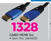Ellies Cabo HDMI 3m