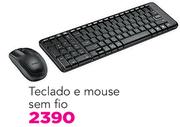 Logitech Teclado e mouse sem fio