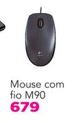 Logitech Mouse Com Fio M90
