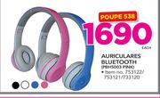 Polaroid Auriculares Bluetooth PBH5003 PINK-Each