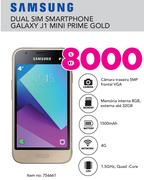 Samsung Dual Sim Smartphone Galaxy J1 Mini Prime Gold