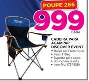 Discovery Adventures cadeira para Acampar discover Event