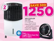 Logik Air Cooler HLF-20R With Logik 30cm Box Fan KYT LT 30B01