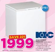 KIC 210Ltr Chest Freezer KCG 210 1
