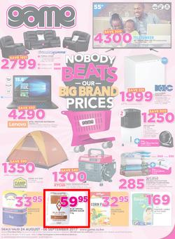 Game Botswana : Nobody Beats Our Big Brand Prices (24 Aug - 6 Sep 2017), page 1