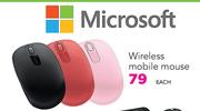Microsoft Wireless Mobile Mouse-Each