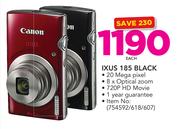 Canon Ixus 185 Black-Each