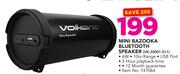 Volkano Mini Bazooka Bluetooth Speaker VK-30001-S11
