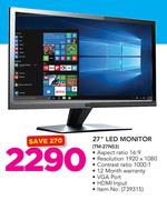 Telefunken 27" LED Monitor TM-27N53