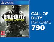 Call Of Duty Game For PS4