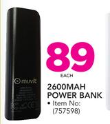 Omuvit 2600mAh Power Bank