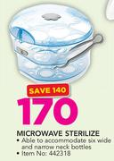 Snookums Microwave Sterlize For 6 Wide & Narrow Neck Bottles