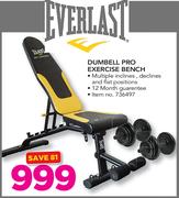 Everlast Dumbell Pro Exercise Bench