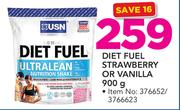 USN Diet Fuel Strawberry Or Vanilla-900g Each