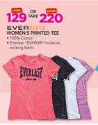 Ever Dri Women's Printed Tee-Each