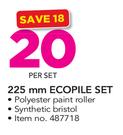 Academy 225mm Ecopile Set Roller 