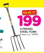 Lasher 4 Prong Steel Fork
