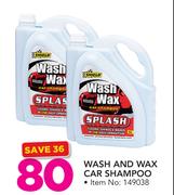 Shield Wash And Wax Car Shampoo-Each