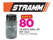 Stramm 18 Piece Drill Bit Set T5041