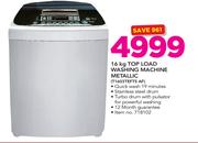 LG 16Kg Top Load Washing Machine Metallic T1603TEFTS AF