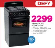 Defy 4 Solid Plate Stove DSS514