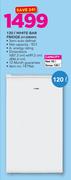Hisense 120Ltr White Bar Fridge H120RWH