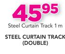 Decorland Steel Curtain Track Double 1m