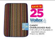 Waltex Candy Overlocked Rug 50x80cm