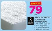 Sheraton Single Quited Mattress Protector