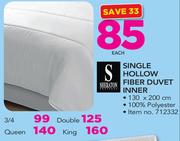 Sheraton Queen Hollow Fiber Duvet Inner
