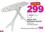Mainstays Mesh Top Ironing Board