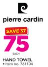 Pierre Cardin Hand Towel-Each