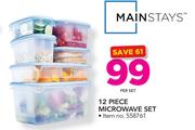 Mainstays 12 Piece Microwave Set