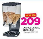 Mainstays Double Cereal Dispenser