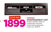 Odessa Entertainment Unit 48 x 180 x 40cm Excluding Accessories