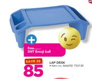 Sunny Lap Desk With Free SNT Emoji Ball