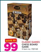 Classic Games Chess Board Game
