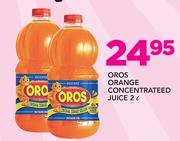 Oros Orange Concentrated Juice-2Ltr Each