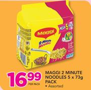 Maggi 2 Minute Noodles-5 x 73g Pack