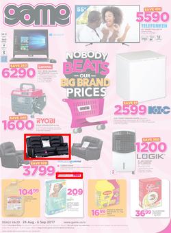 Game Lesotho : Nobody Beats Our Big Brand Prices (24 Aug - 6 Sep 2017), page 1