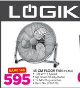 Logik 45cm Floor Fan FE-45C