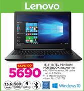 Lenovo 15.6" Intel Pentium Notebook Ideapad 110
