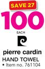 Pierre Cardin Hand Towel-Each