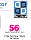 Decorland Steel Curtain Track (Double)-1m
