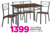 Tilo 5 Piece Dinette Set