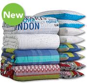 Casa Queen Polycotton Assorted Comforter Including Two Matching Pillowcases-Each
