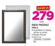New Promo Hall In Black, White Or Silver-Each