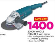 Bosch 2000W Angle Grinder GWS 20-230