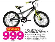 Totem 16"/20" Mojo Mountain Bike-Each